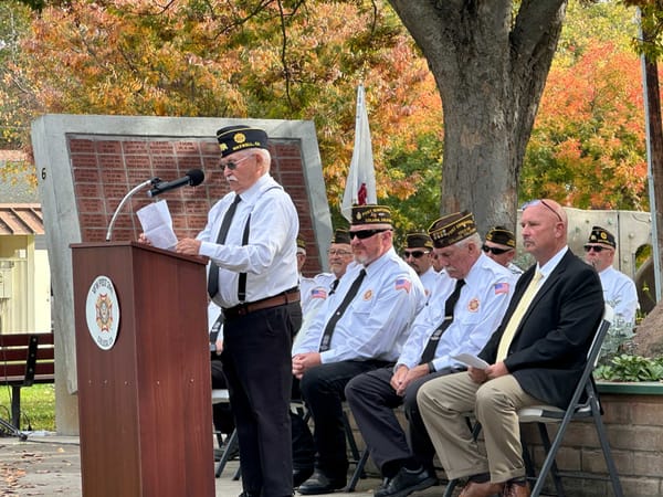 Colusa Honors Service At Veterans Wall